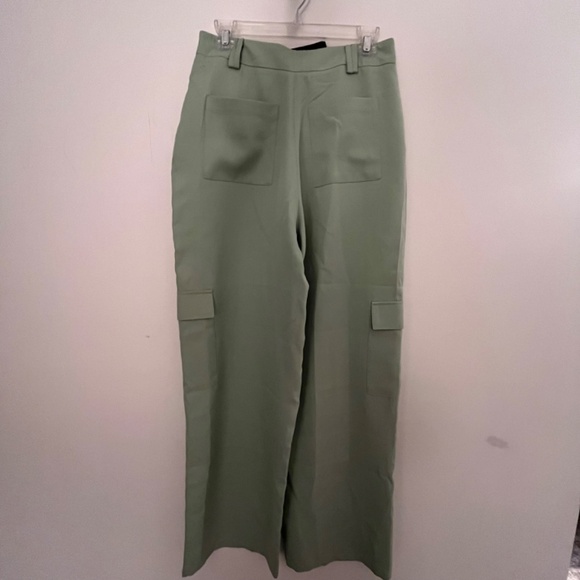 Revolve 4TH & RECKLESS L Light Green Kylah Cargo Trousers - Picture 10 of 10